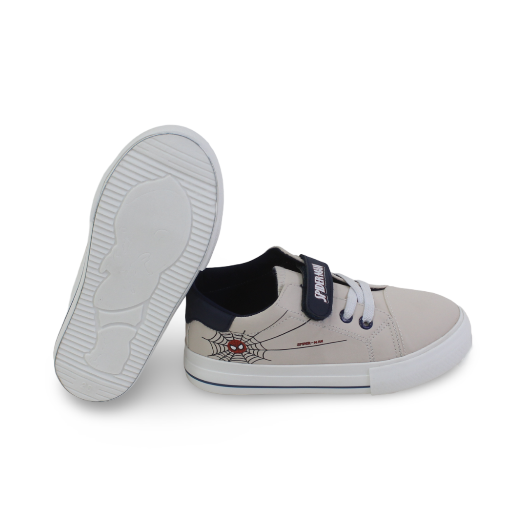 Baby Boys Leather Sneakers – Beige