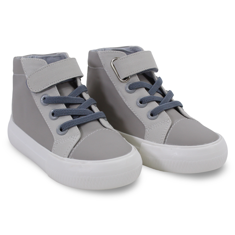 Unisex Leather Half Boots – Grey - Clothing - Jespring