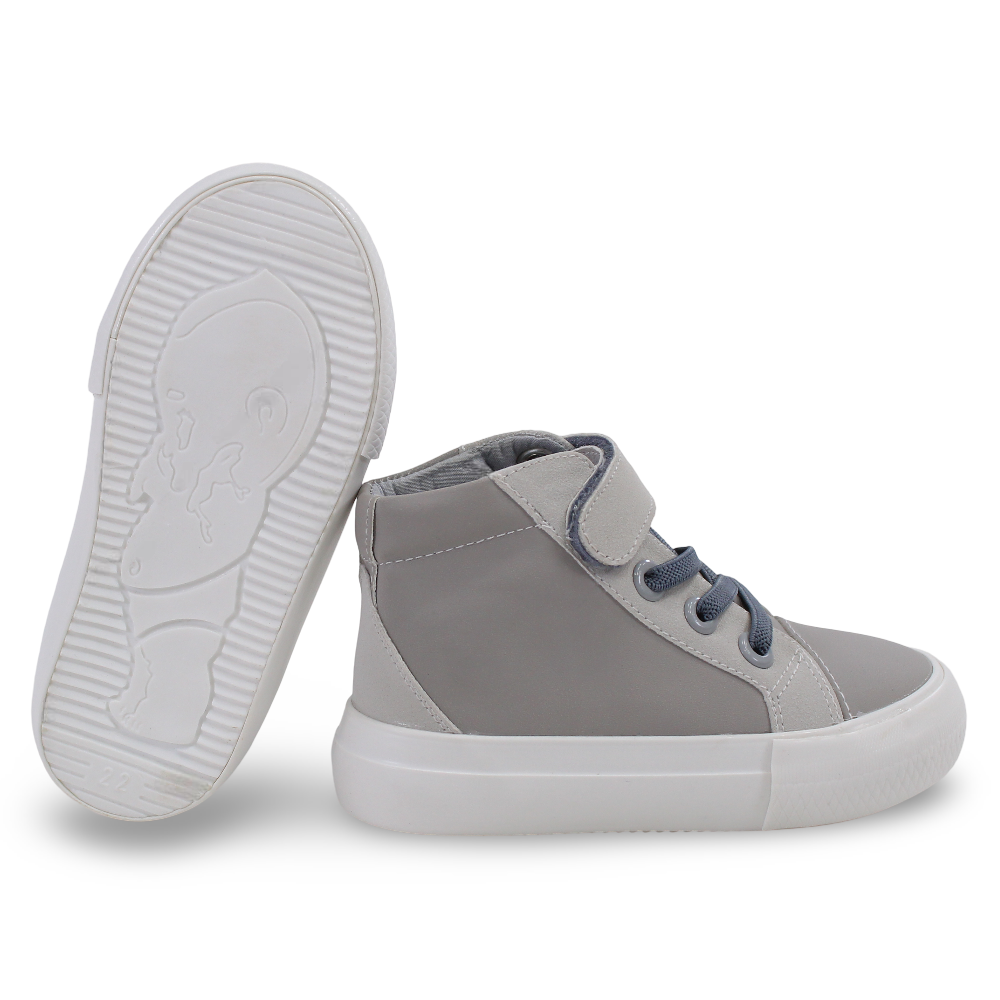 Unisex Leather Half Boots – Grey