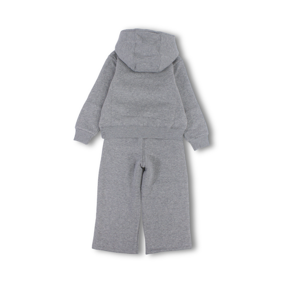 Boys Cotton Hooded Pajama – Grey