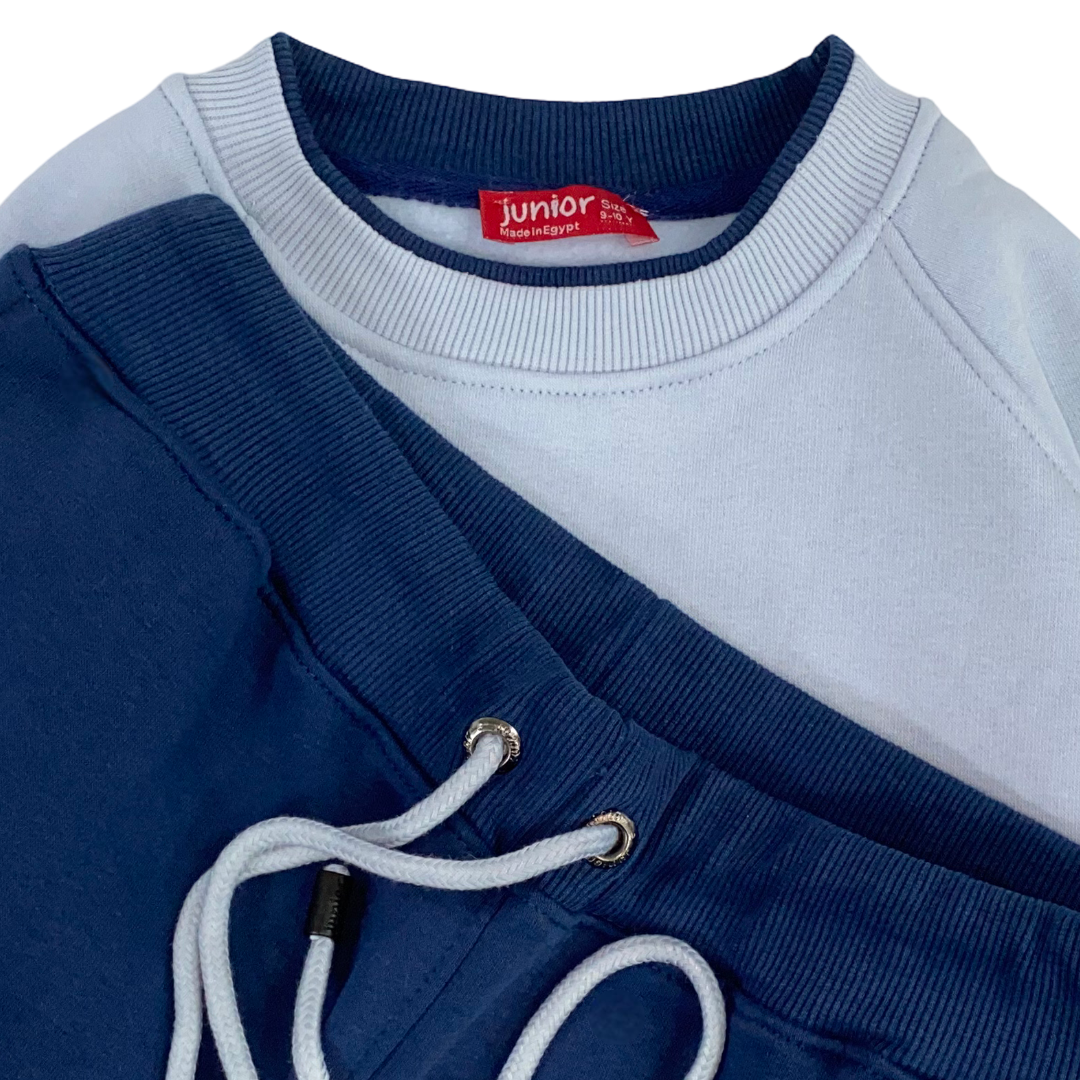 Boys Cotton Pajama – Baby Blue "Take A Hike" Print