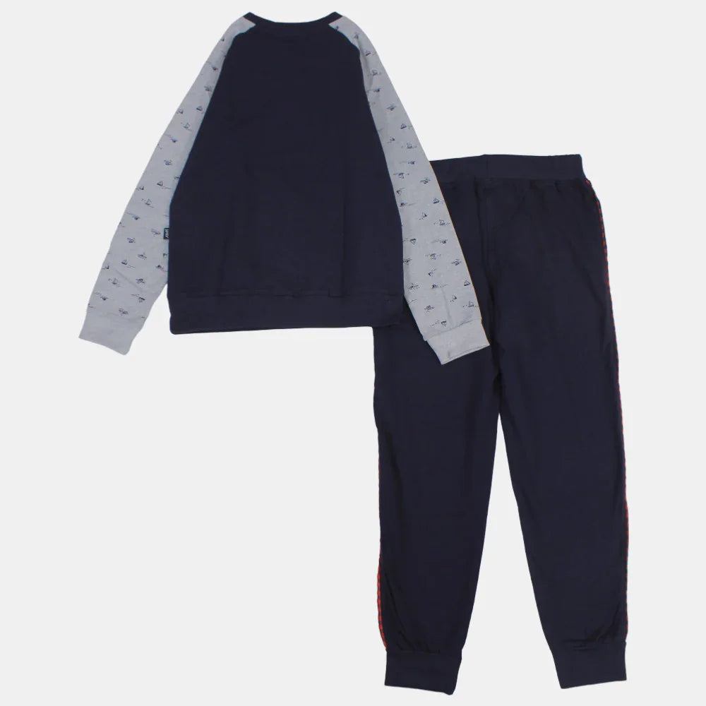 Boys Pajama – Navy "Sail and Sea"