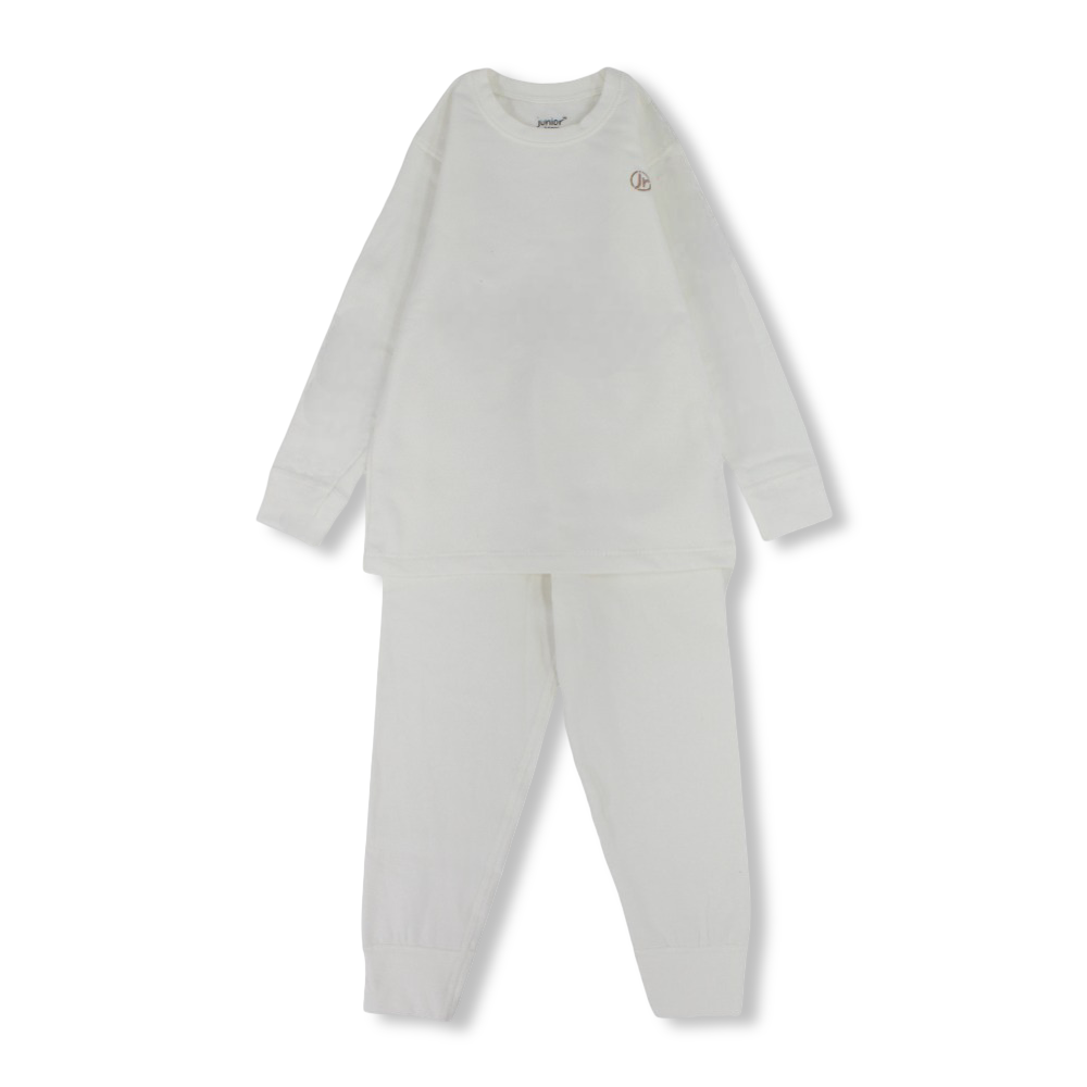 Unisex Cotton Thermal Set – Off-White - Clothing - Junior