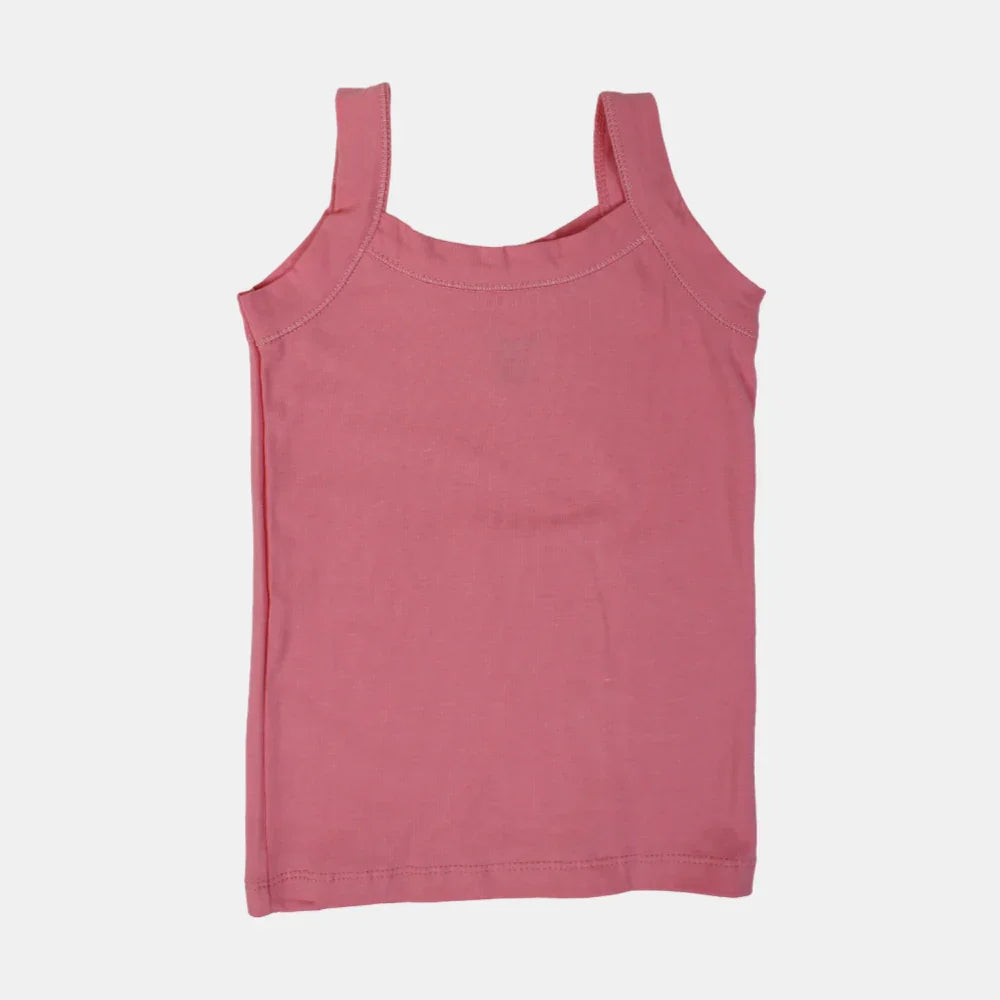 Girls Cotton Sleeveless Undershirt