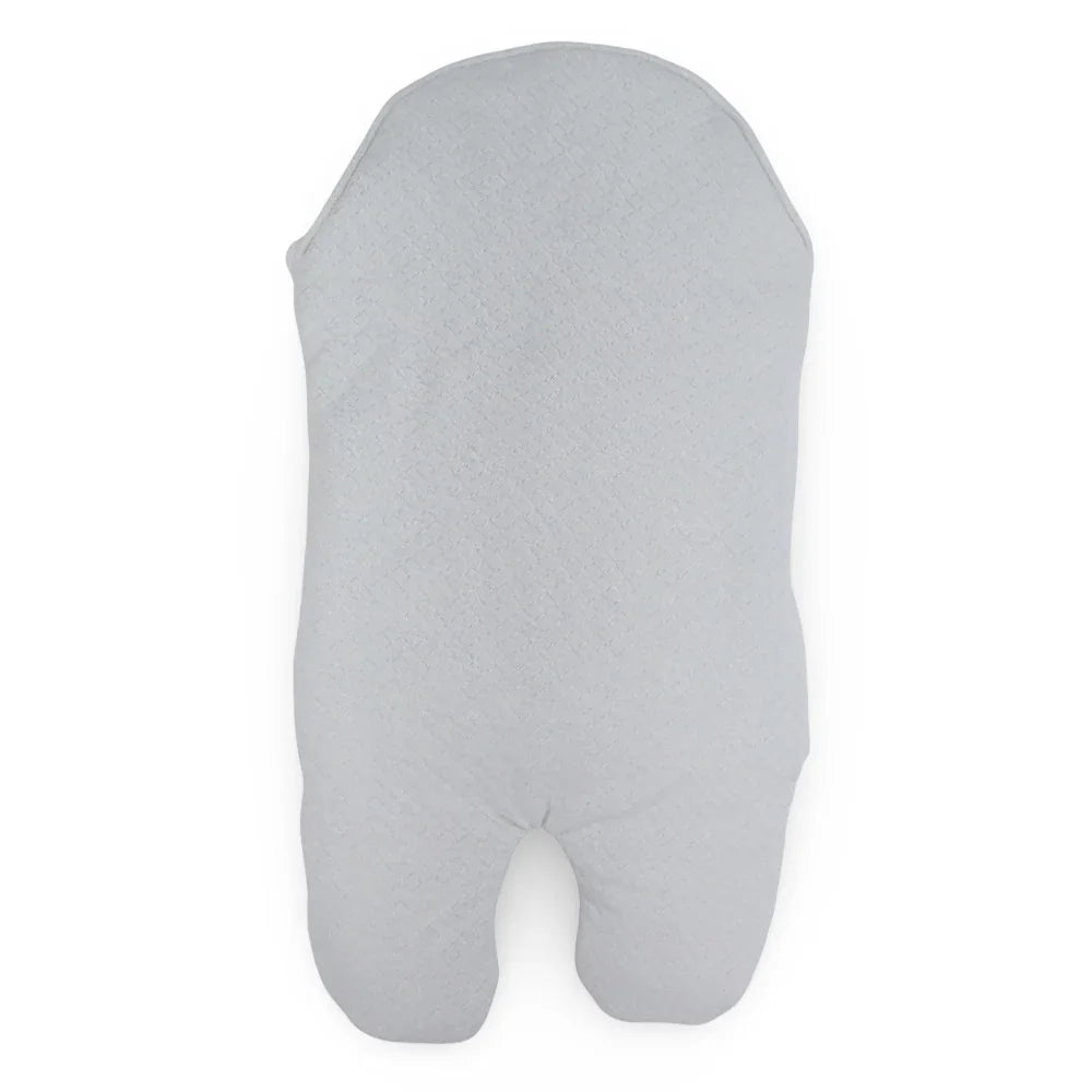 Baby Boys Cotton Swaddle – Aqua with Bear Design
