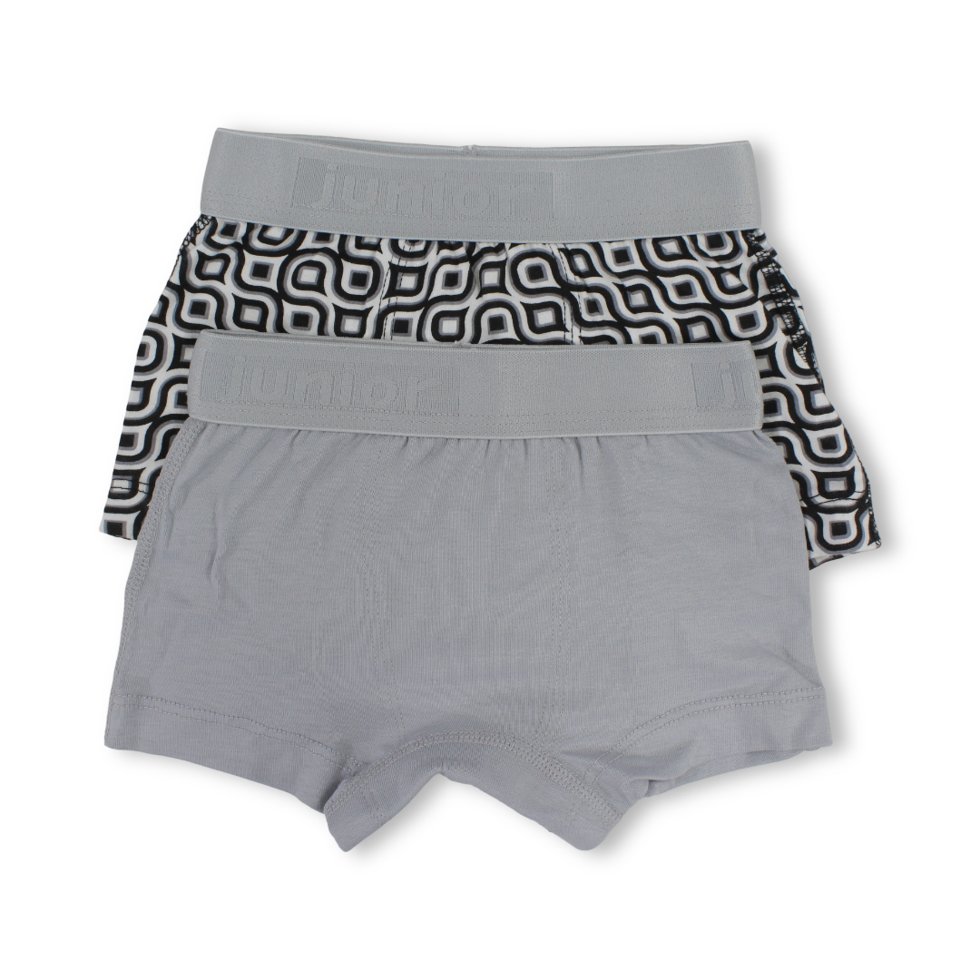 Boys Cotton Boxer Shorts (Pack Of 2)