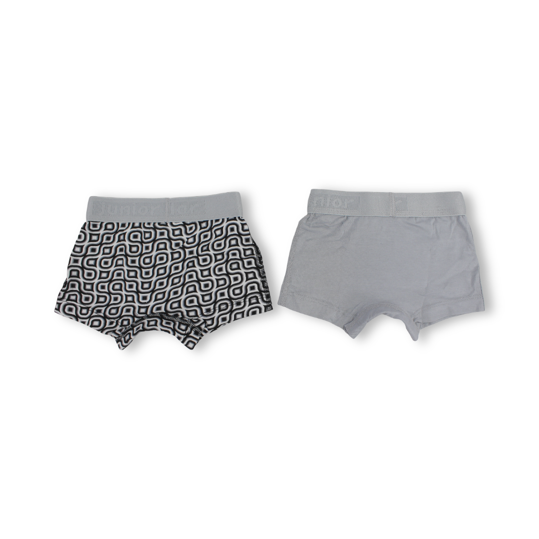Boys Cotton Boxer Shorts (Pack Of 2)