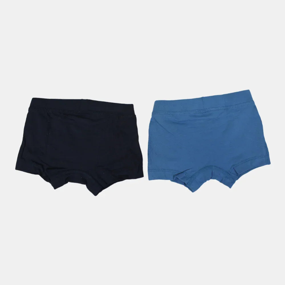Pack of 2 – Boys Cotton Boxer Shorts & Petrol & Navy