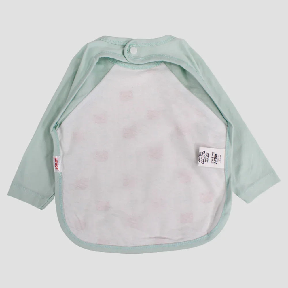 Bear Heads Long-Sleeved Bib