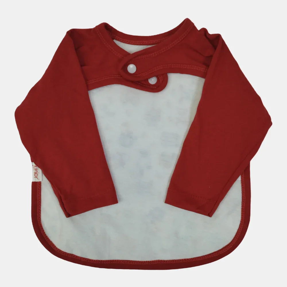 Multicolored Long-Sleeved Bib