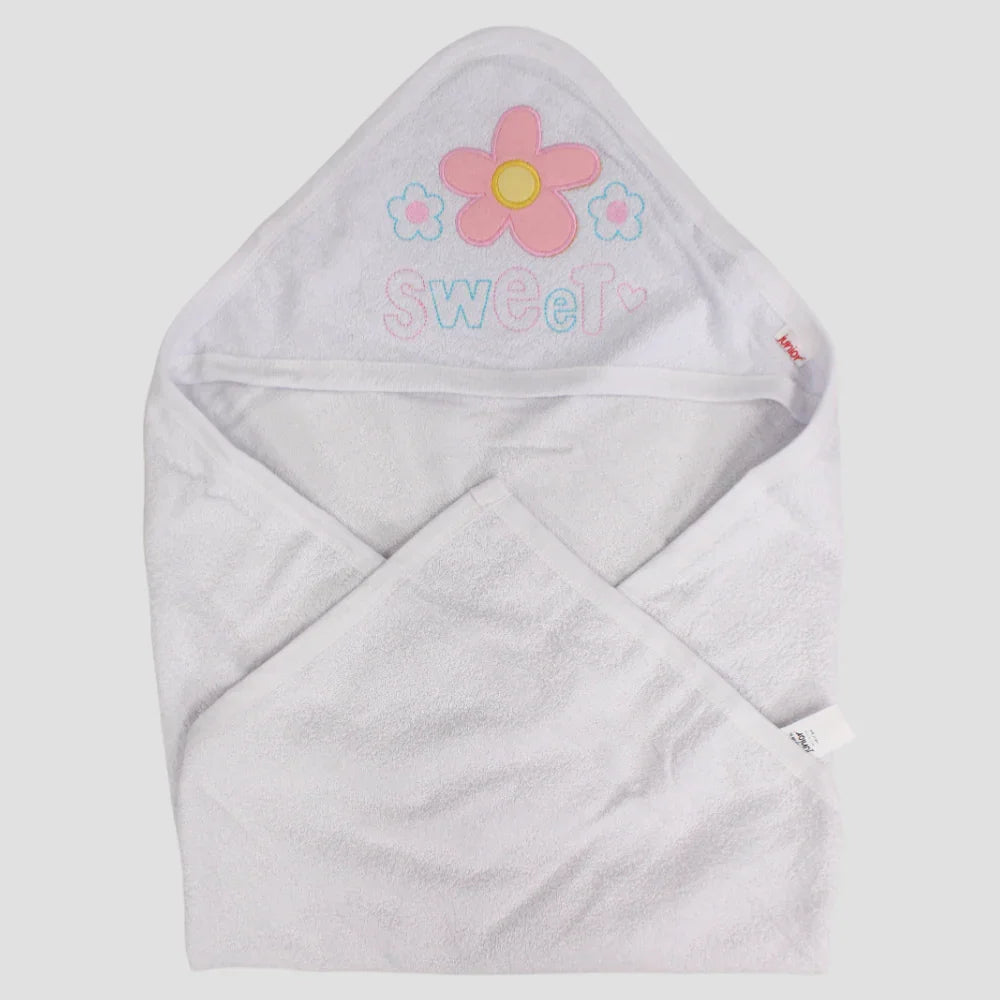 Sweet Flower Baby Hooded Towel