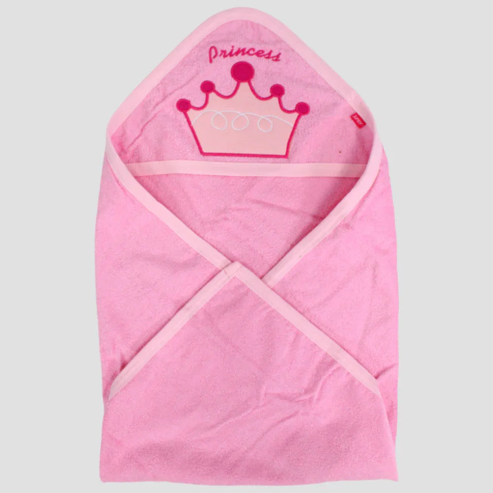 Princess Pink Baby Hooded Towel