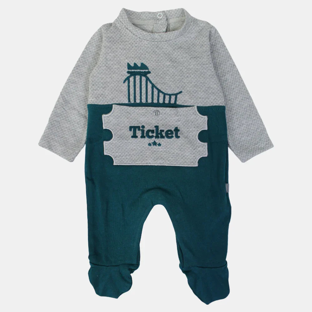 Ticket Long-Sleeved Baby Footie - Clothing - Junior