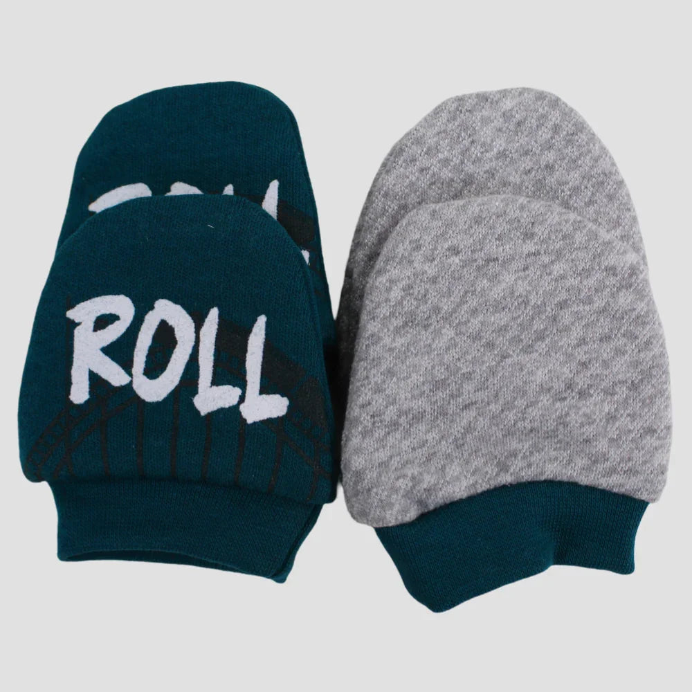 Pack of 2 - Baby Boys' Baby Mittens