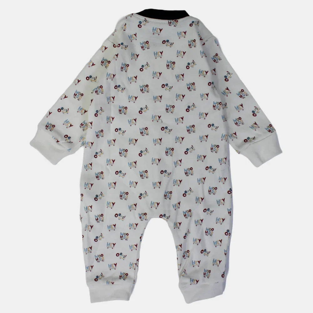 Hey/Oops Long-Sleeved Footless Onesie