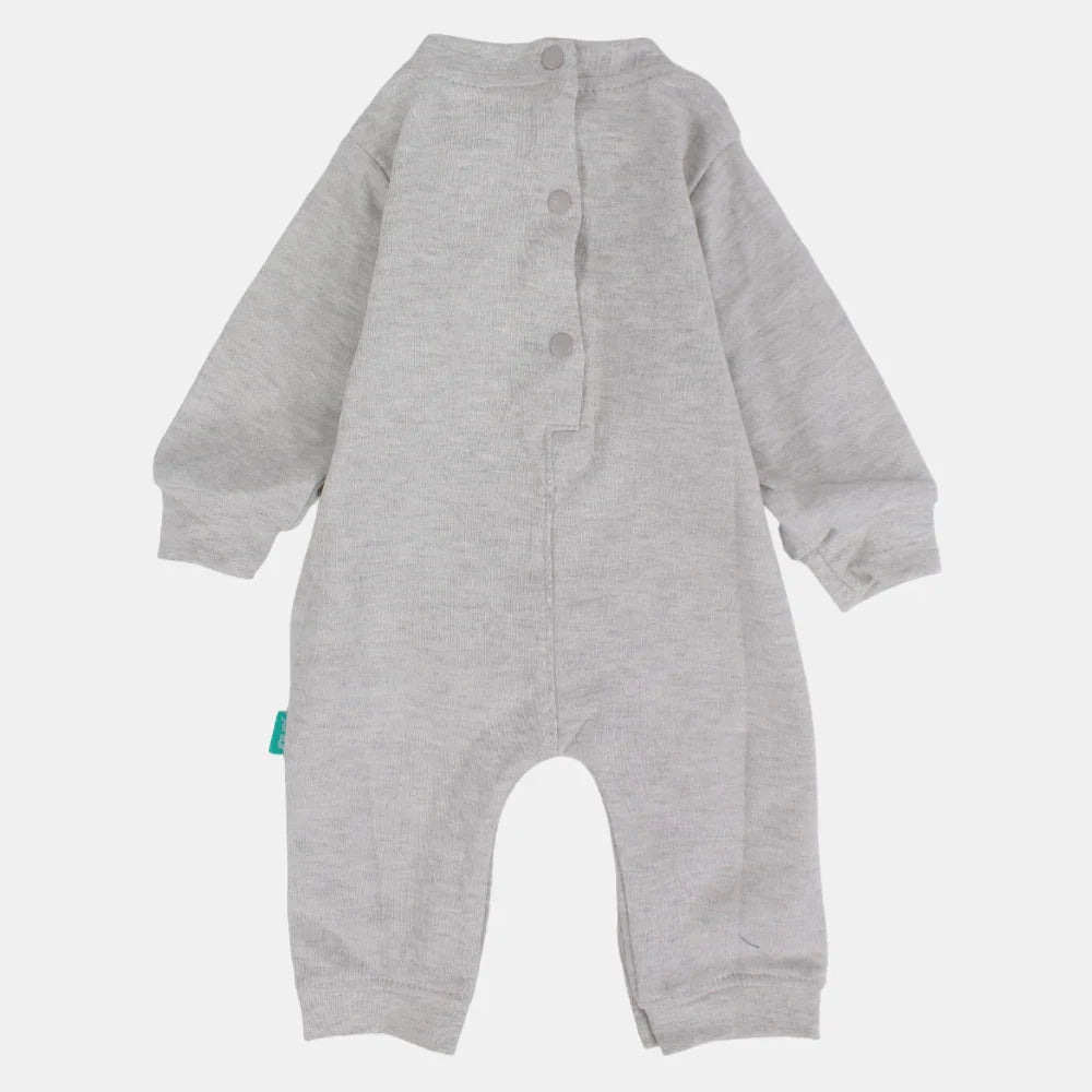 Cycling Elephant Long-Sleeved Footless Onesie
