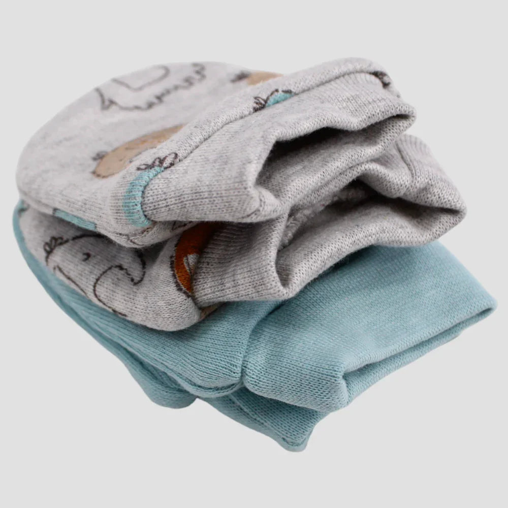 Pack of 2 - Elephants Baby Mittens