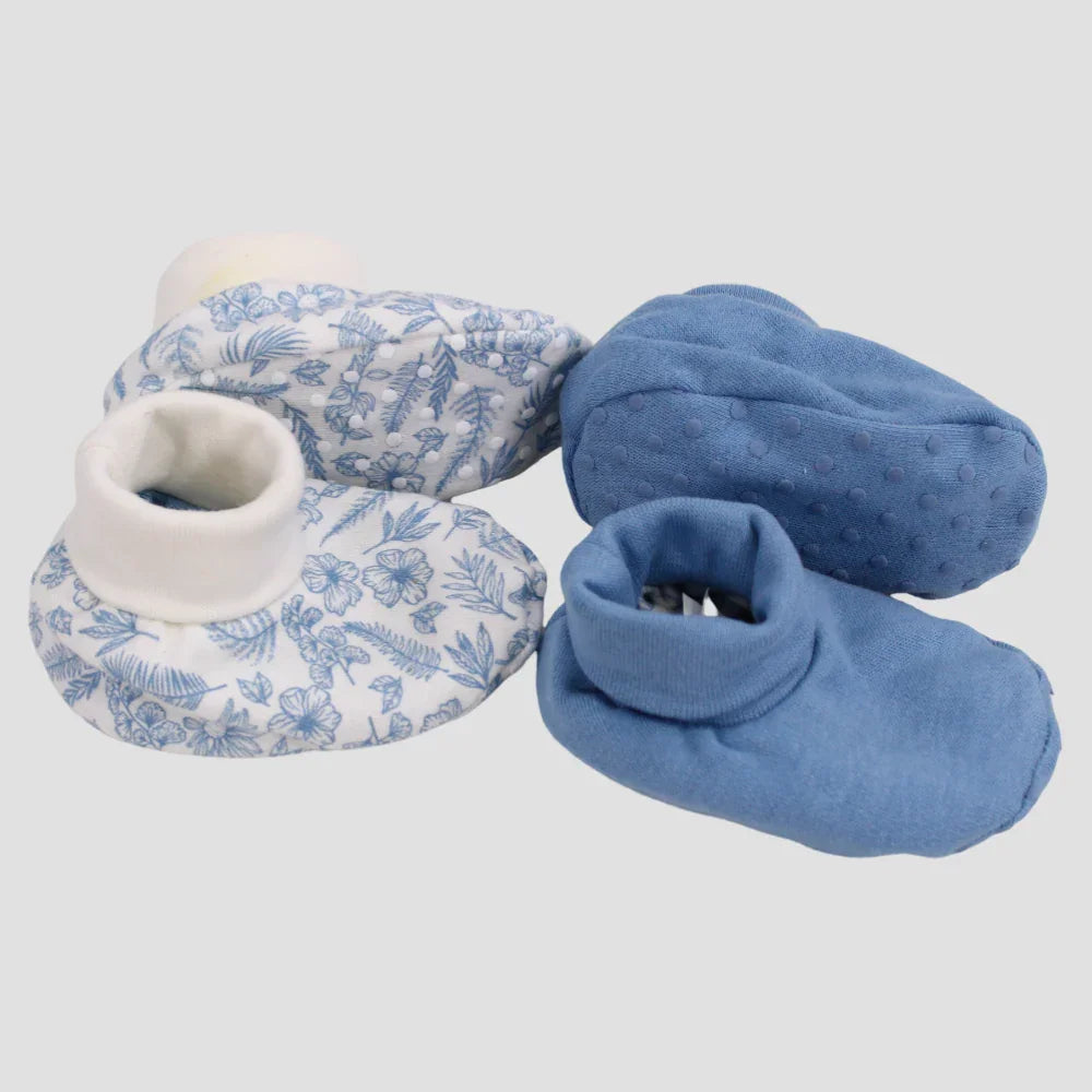 Pack of 2 - Cute Floral Baby Shoes