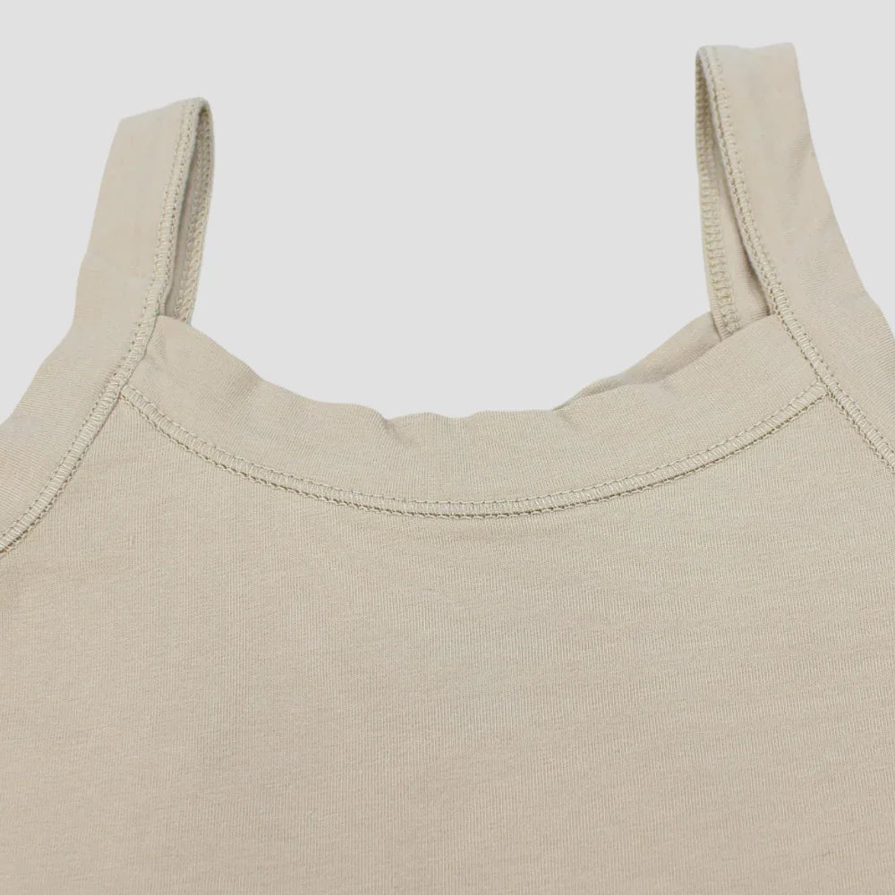 Girls Cotton Sleeveless Undershirt – Wide Straps