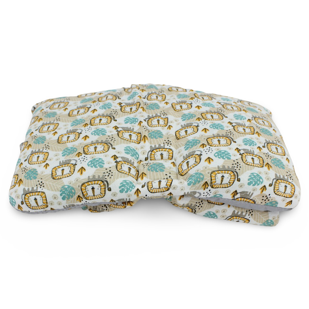 Nappy Changing Mat – White with Lion Print