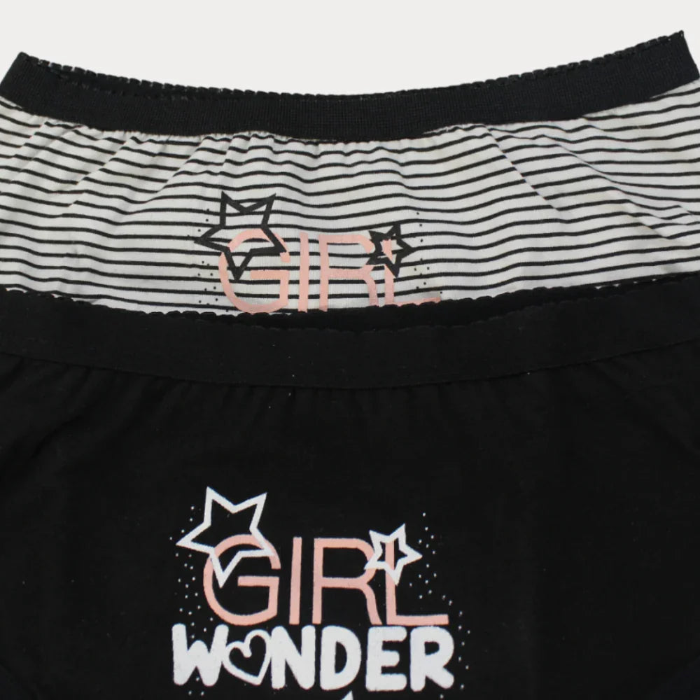 Pack Of 2 - Girls Cotton Panties