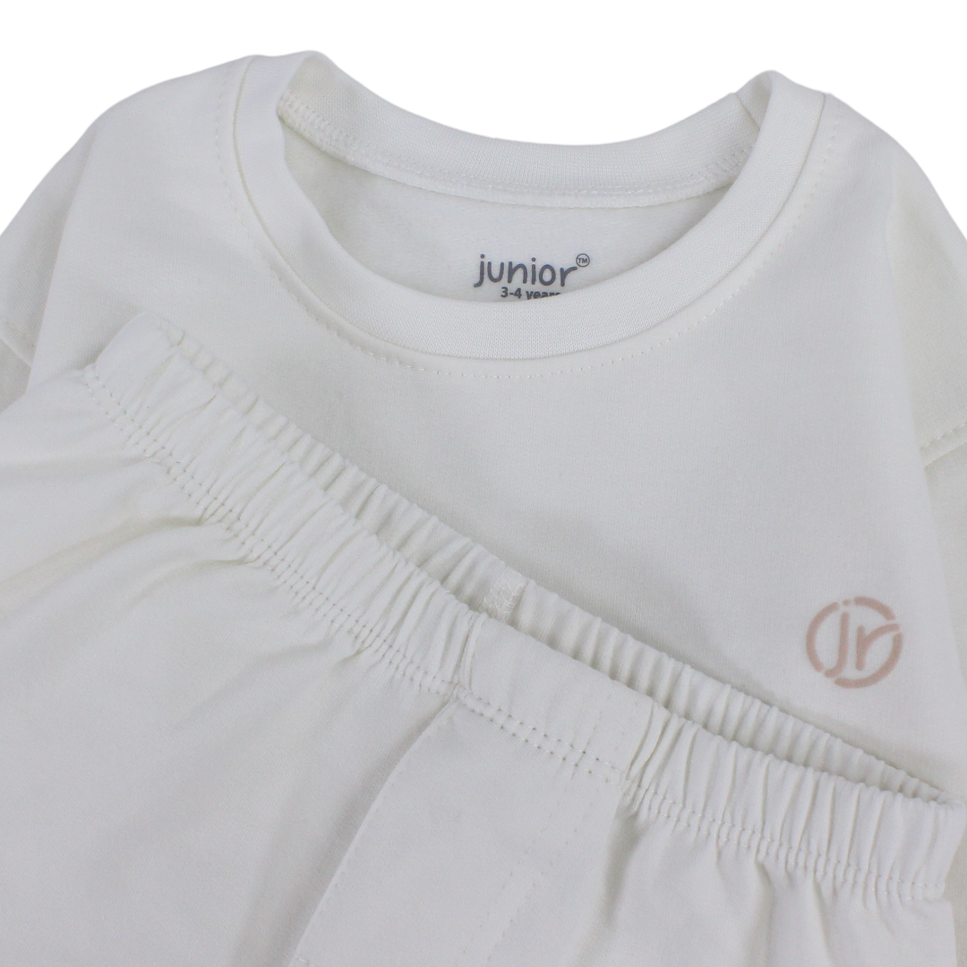 Unisex Cotton Thermal Set – Off-White