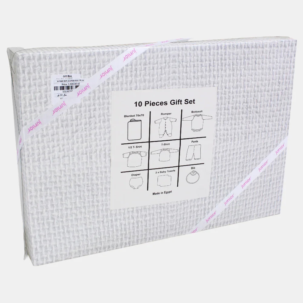 Pack of 10 - Baby Girls Gift Clothes Box Little Princess Set in Pink