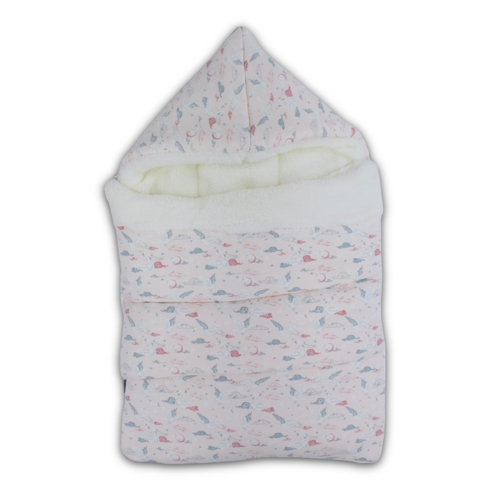 Bay Girls Cotton Baby Sleeping Bag – Pink with Flamingo Design