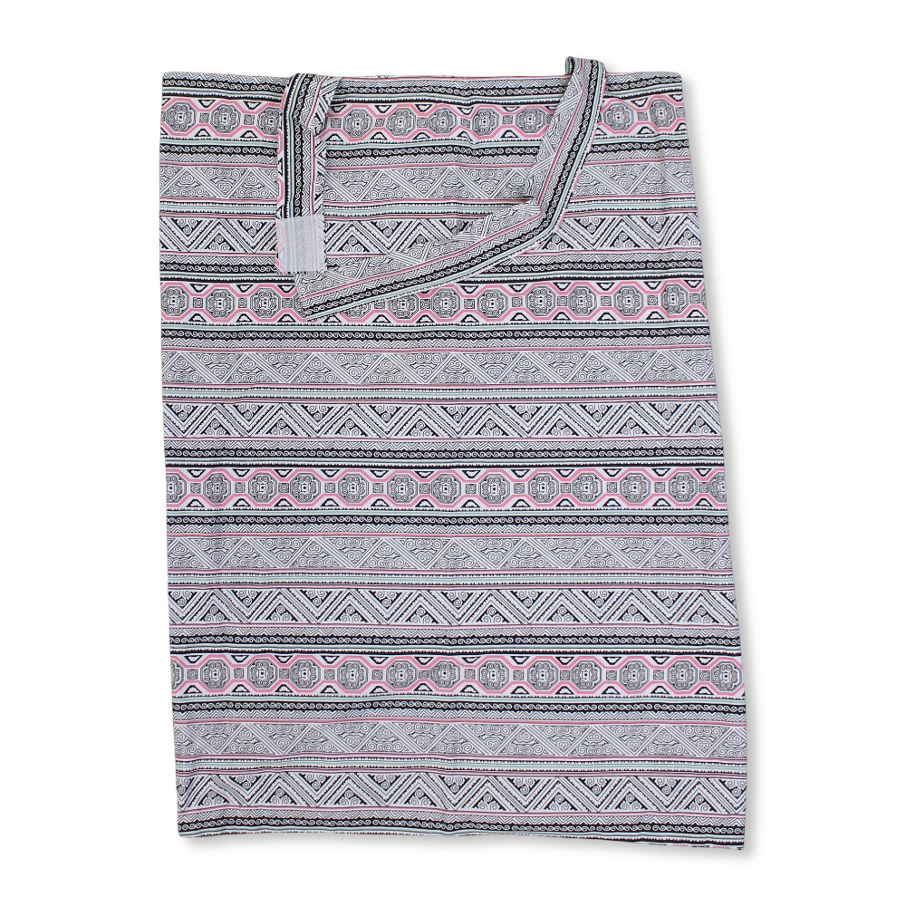 Cotton Breastfeeding Cover – Multicolored Pattern