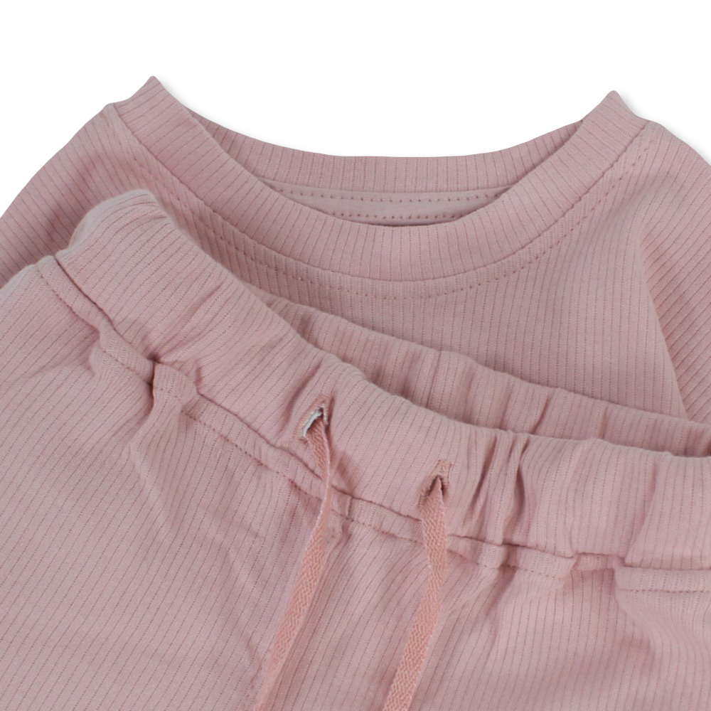 Girls Cotton Pajama – Pink with "Sweet LittLe Goose" Design