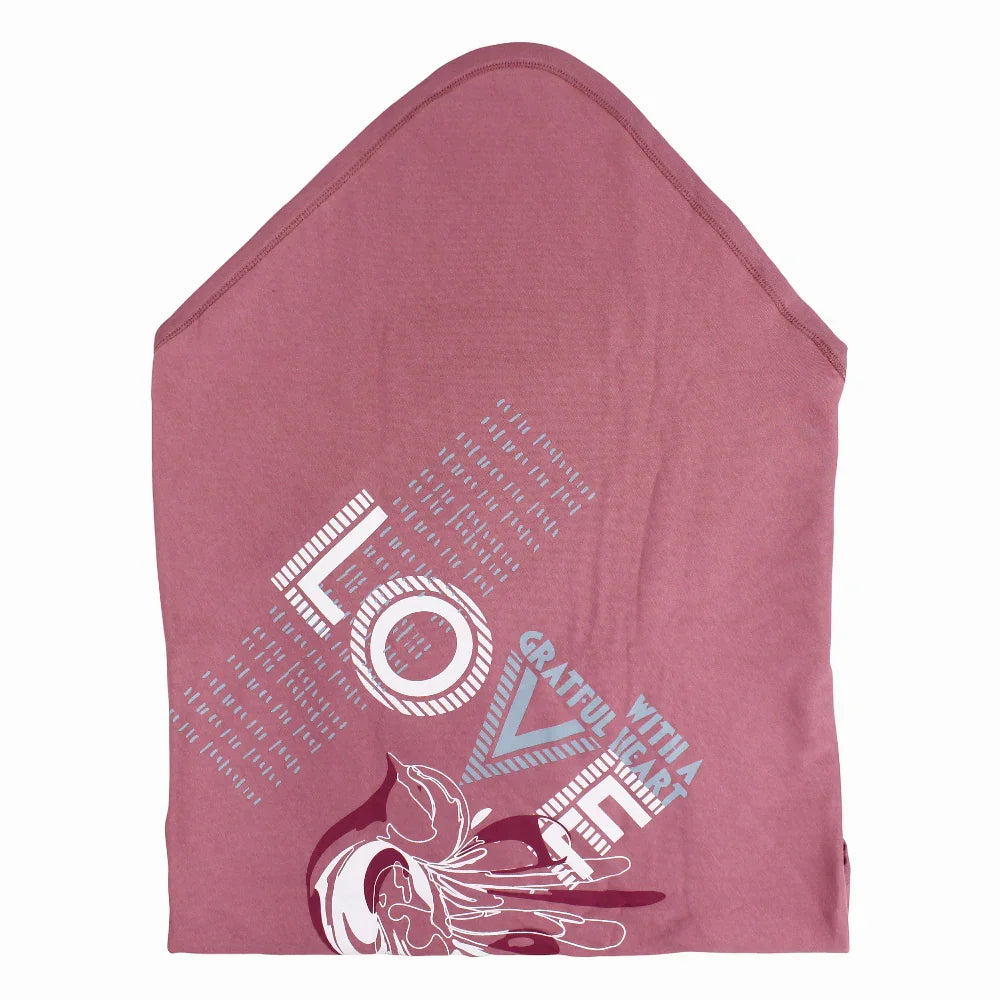 Baby Cotton Blanket – Dusty Pink with Love Birds Design