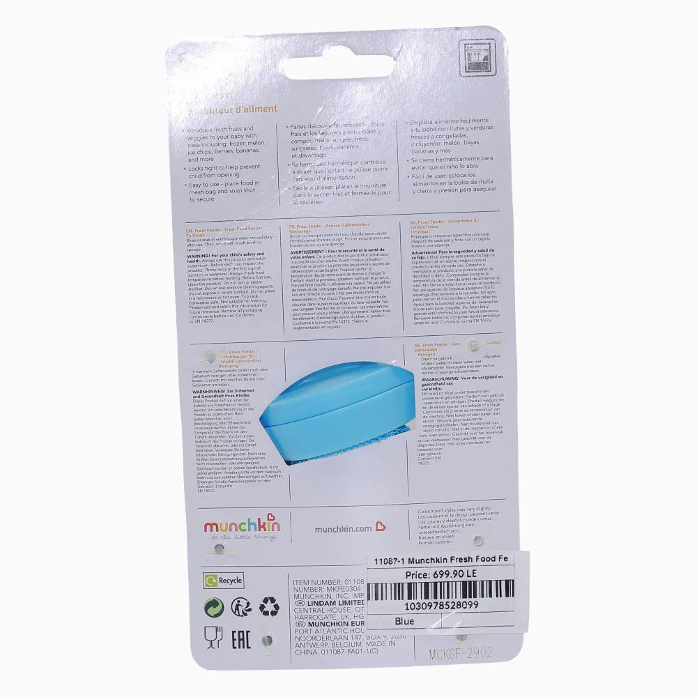 Munchkin Fresh Food Feeder – Blue