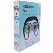 Hands-Free Portable Neckband Fan - Black