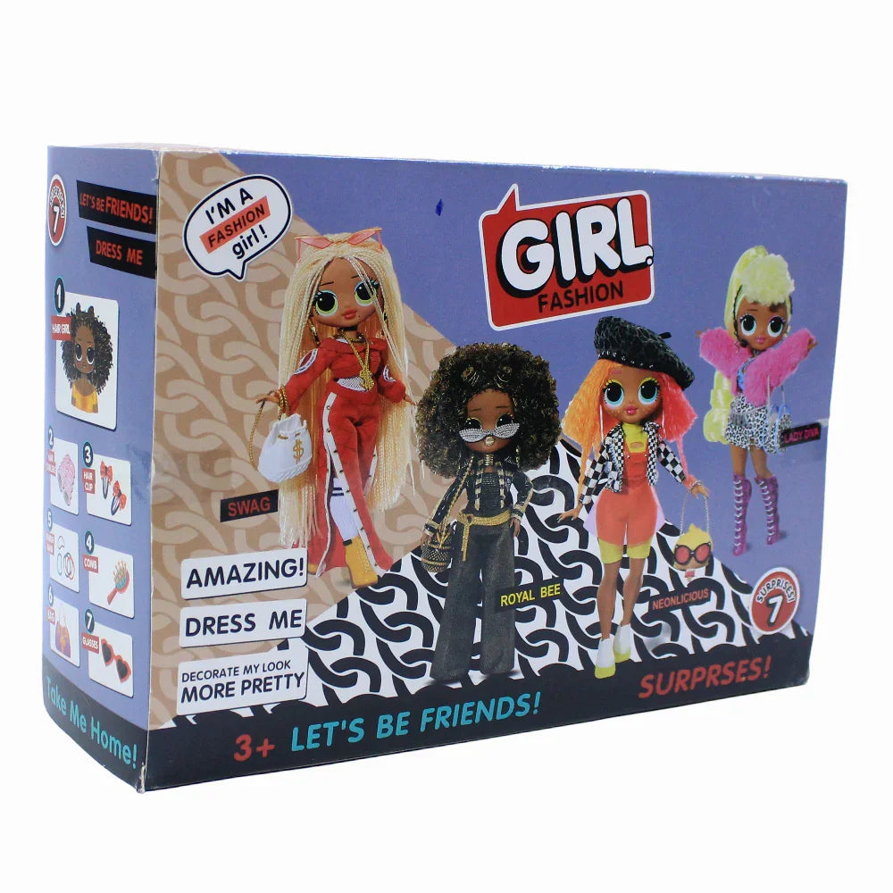 LOL Surprise Doll Head – Black Hair