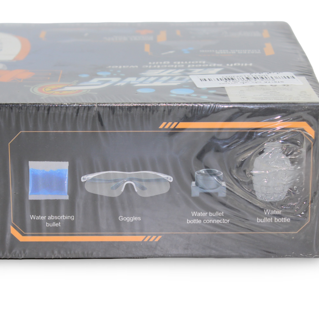 Shooting Elite Electric Water Bomb Gun – Blue & Orange