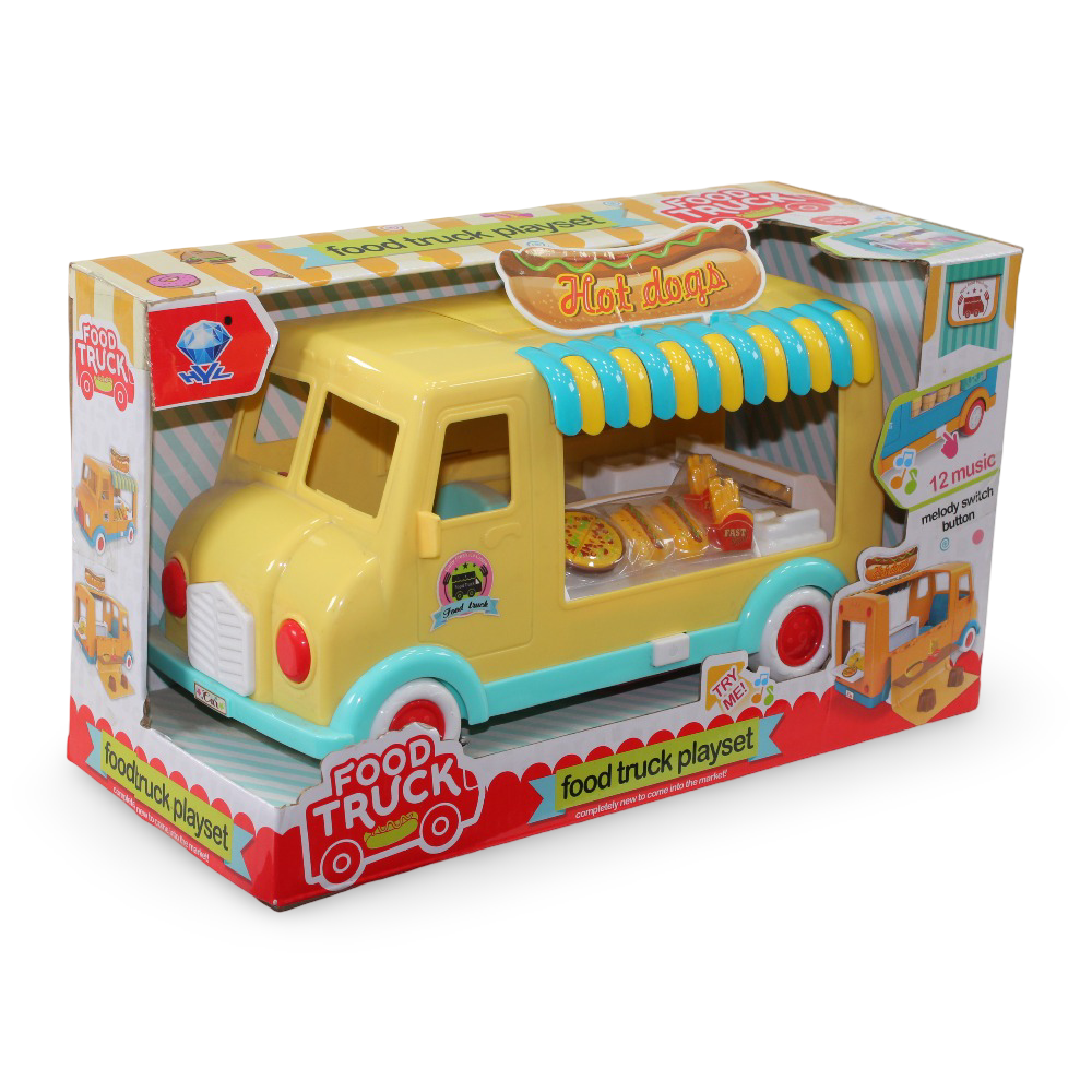 Food Truck Playset – Pizza Bus Design - Toys - OKO