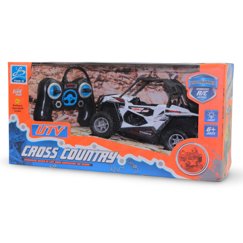 Cross Country Remote Control UTV Car – White