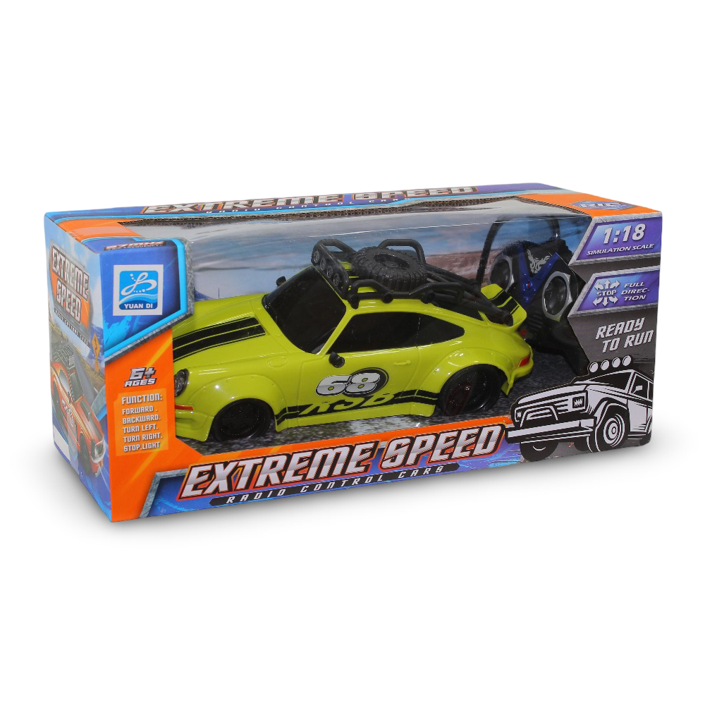 Extreme Speed Remote Control Car – Green - Toys - OKO