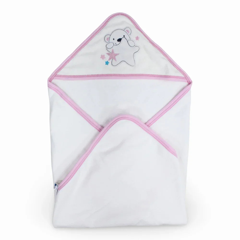 Baby Cotton Hooded Towel with Cute Designs