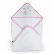 Baby Cotton Hooded Towel with Cute Designs
