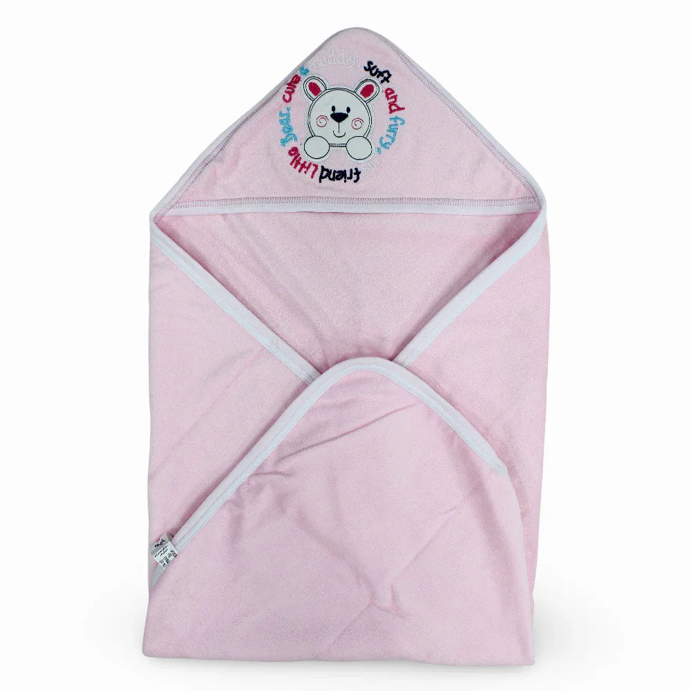 Baby Cotton Hooded Towel with Cute Designs