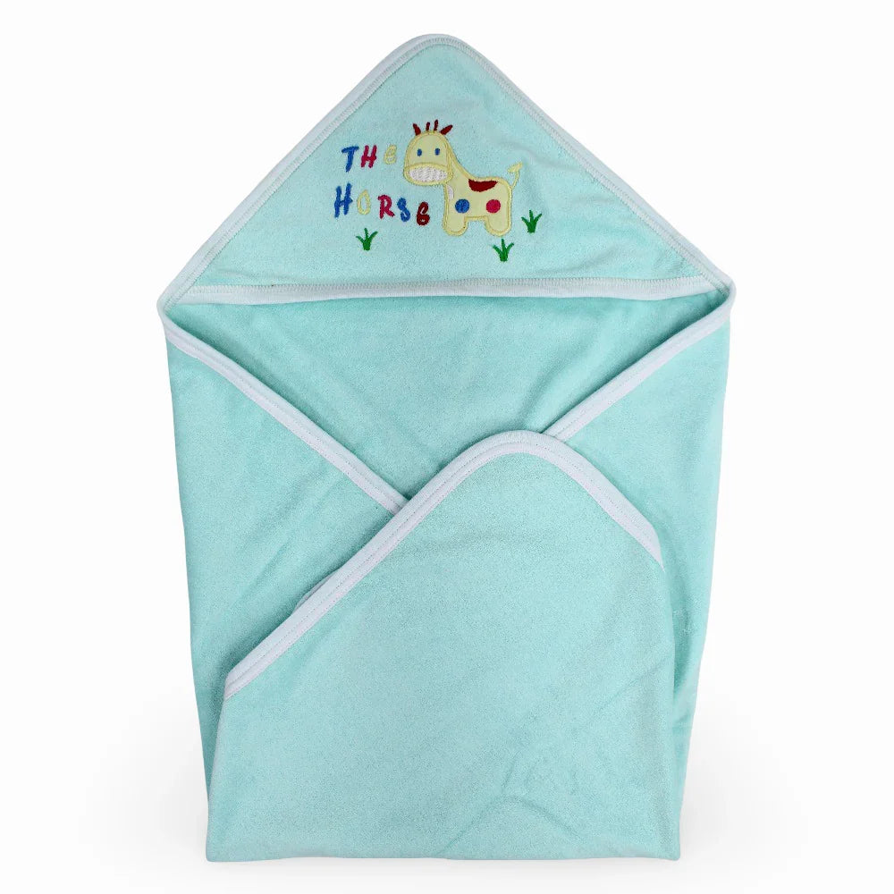 Baby Cotton Hooded Towel with Cute Designs