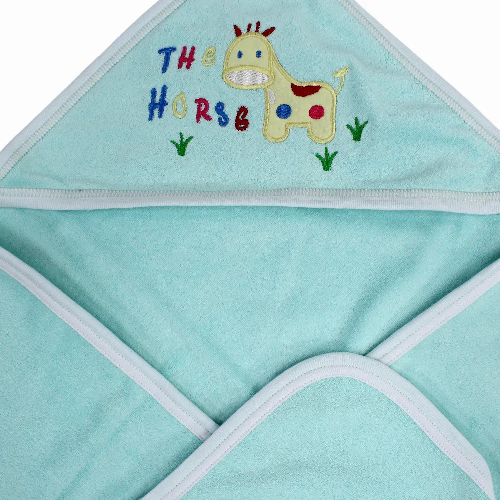 Baby Cotton Hooded Towel with Cute Designs