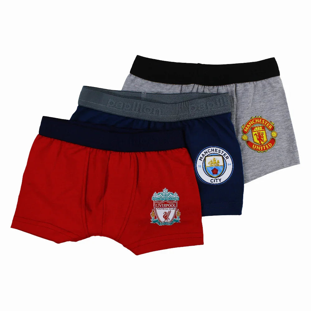 Pack Of 3 - Boys Cotton Boxer Shorts