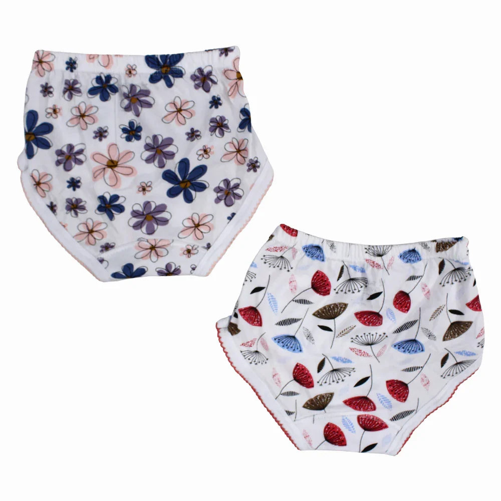 Pack Of 2 - Girls Cotton Colorful Panties