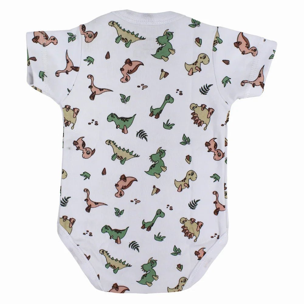 Unisex Baby Cotton Short-Sleeved Printed Underwear Bodysuit - Assorted Prints