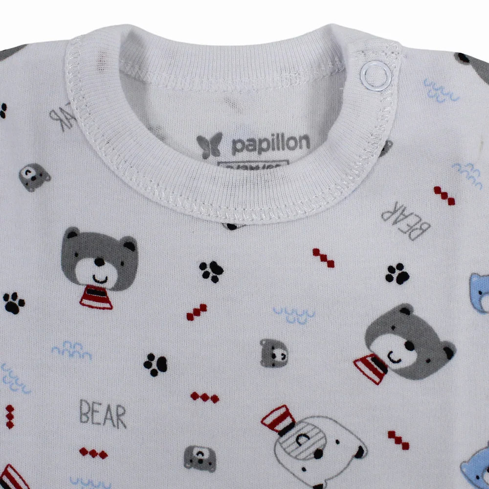 Unisex Baby Cotton Short-Sleeved Printed Underwear Bodysuit - Assorted Prints