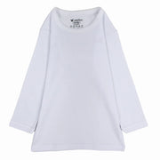 Girls Cotton Long-Sleeved Undershirt – White