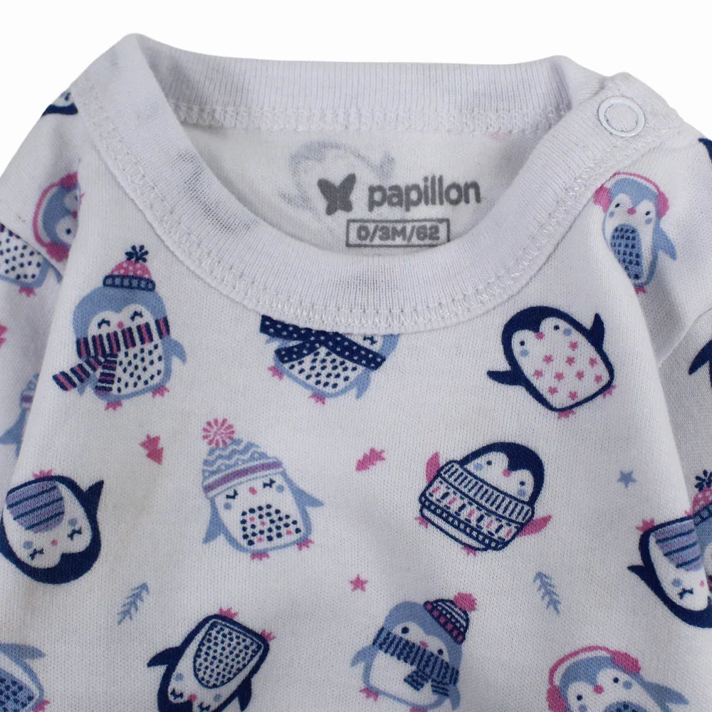 Unisex Baby Cotton Long-Sleeved Underwear Printed Bodysuit - Assorted Prints