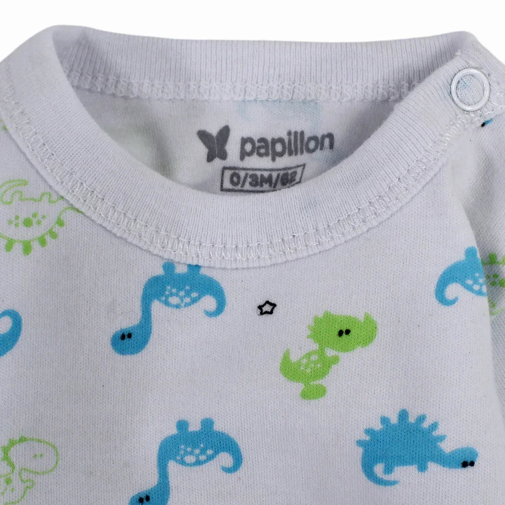 Unisex Baby Cotton Long-Sleeved Underwear Printed Bodysuit - Assorted Prints